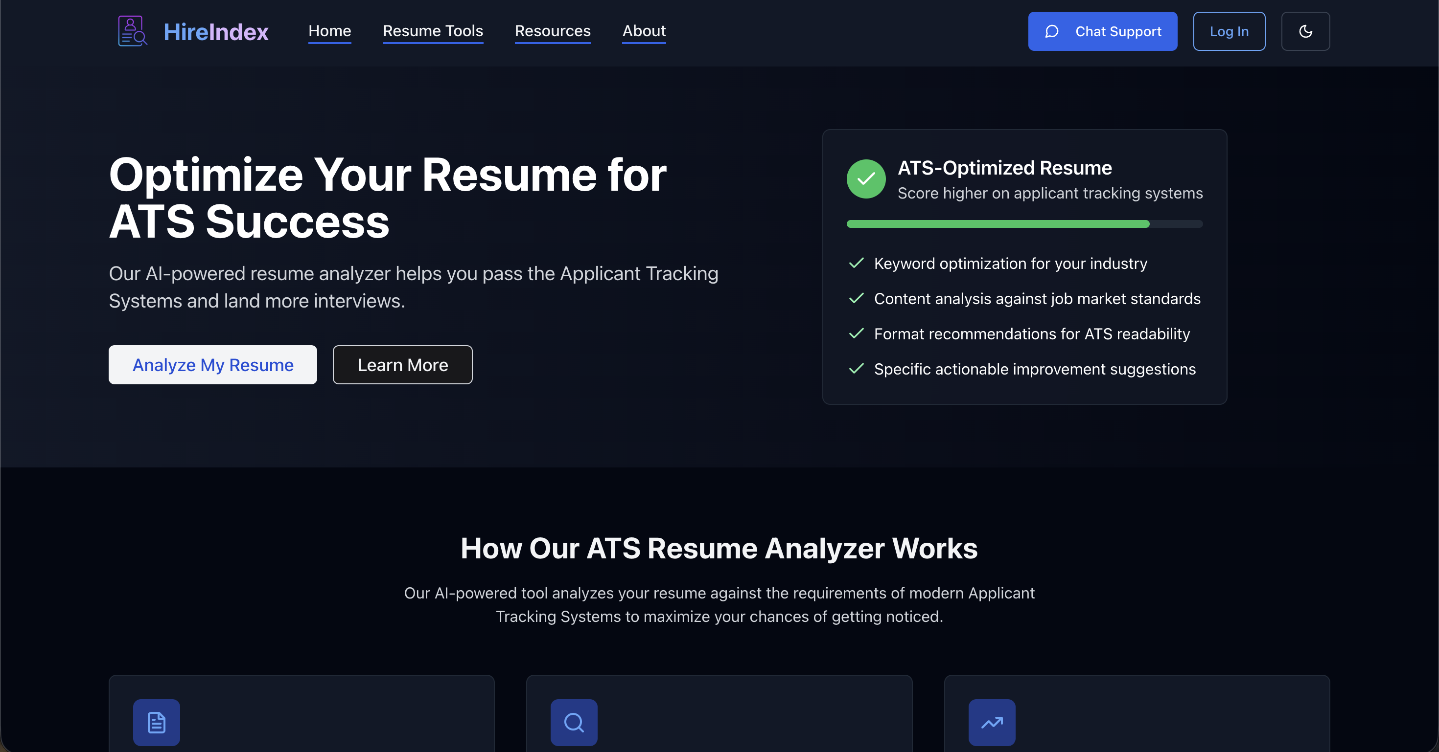 HireIndex screenshot