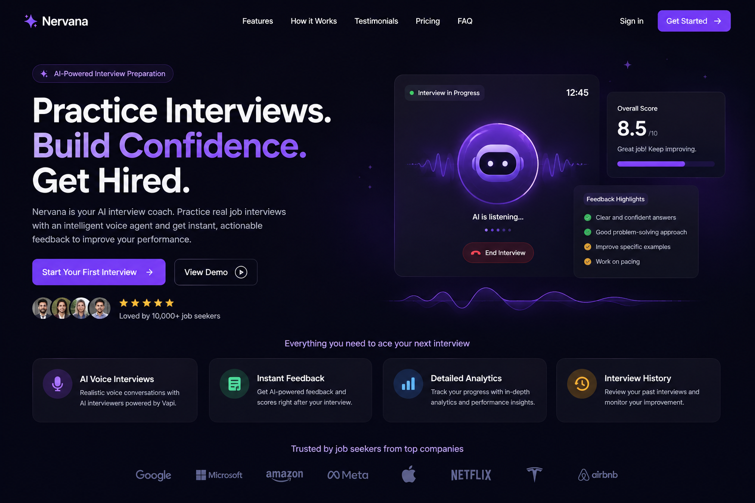 Nervana screenshot